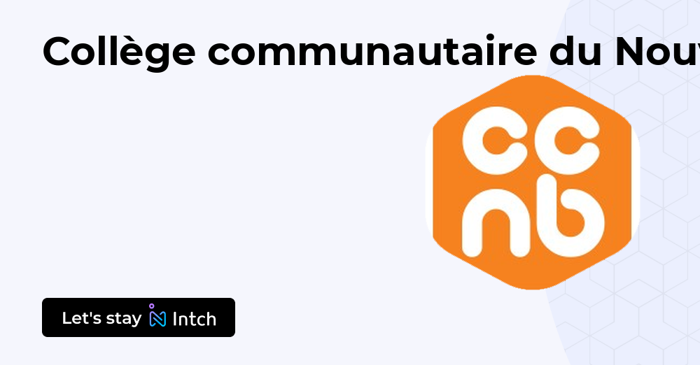 Collège communautaire du Nouveau-Brunswick (CCNB) | Intch