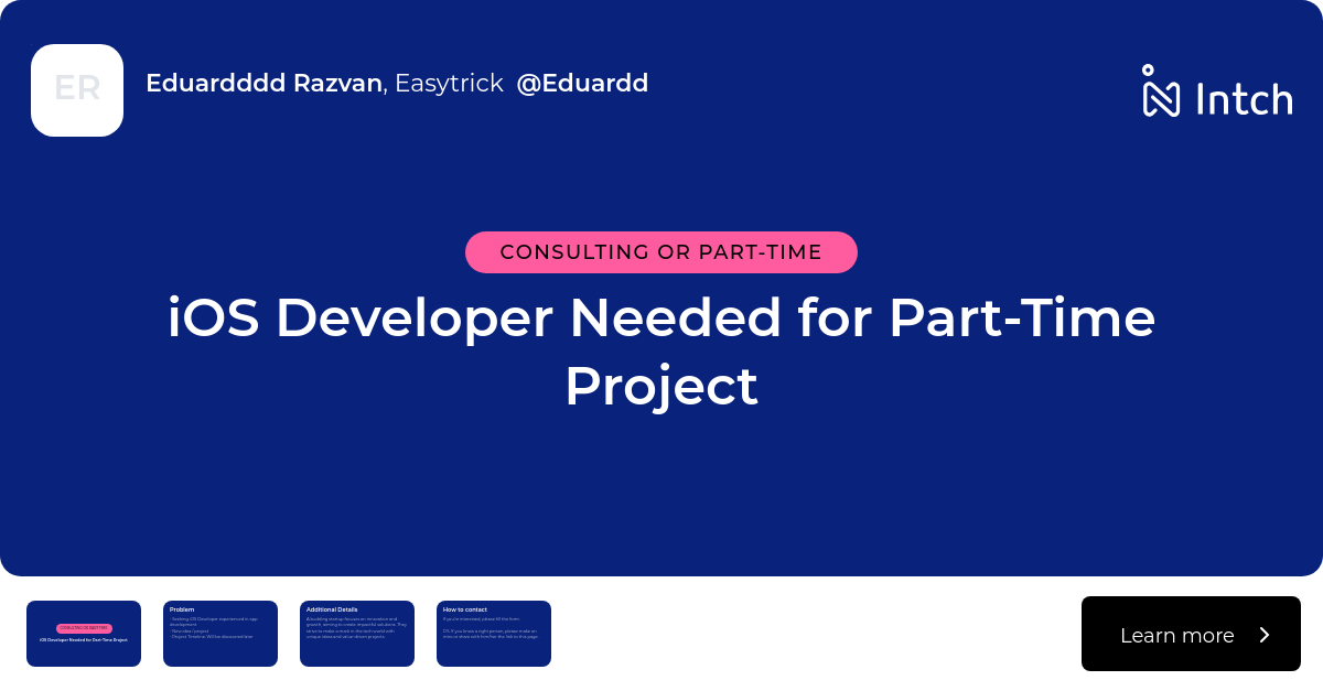 Part Time Project Management Jobs Toronto