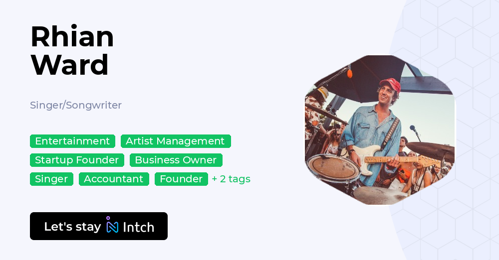 Rhian Ward - SingeSongwriter, | Intch