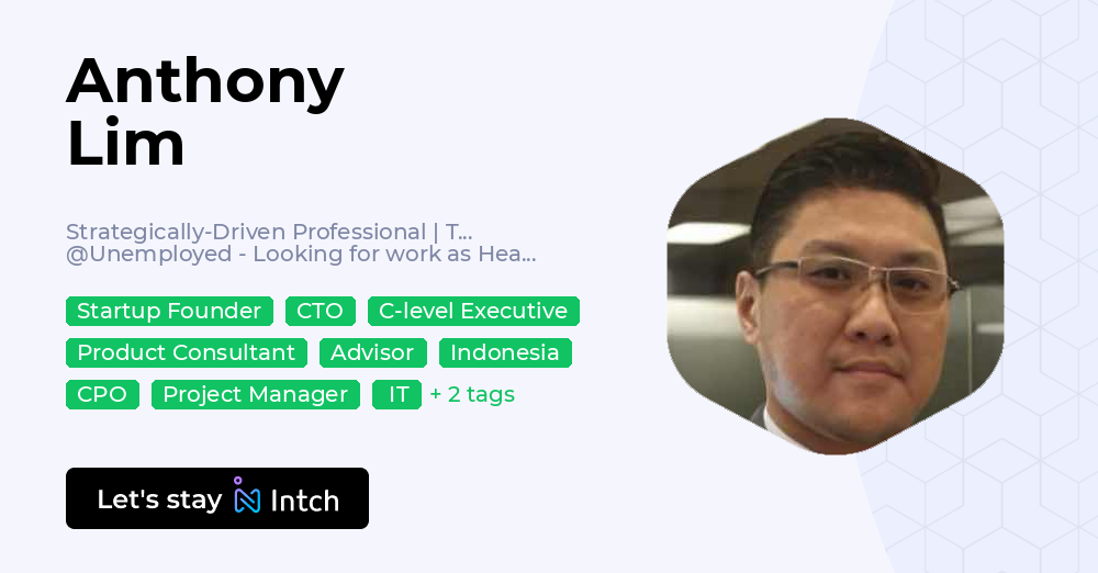 Anthony Lim - Strategically-Driven Professional | Transforming ...