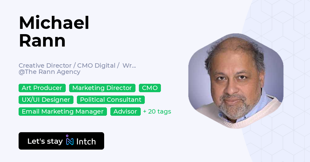 Michael Rann - Creative Director / CMO Digital / Writer-Director, The ...