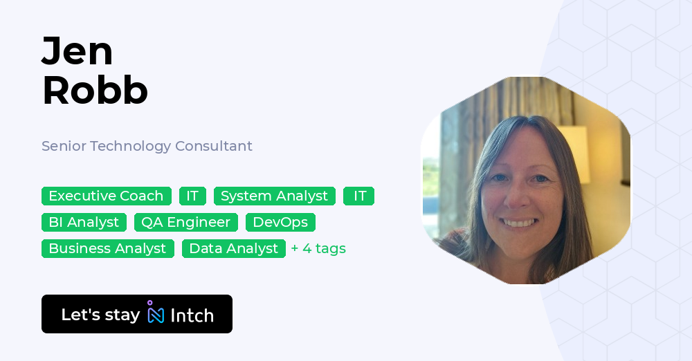 Jen Robb - Senior Technology Consultant, | Intch