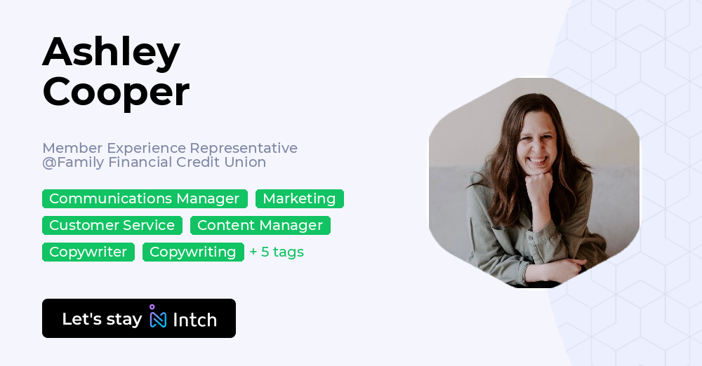 Ashley Cooper - Member Experience Representative, Family Financial ...