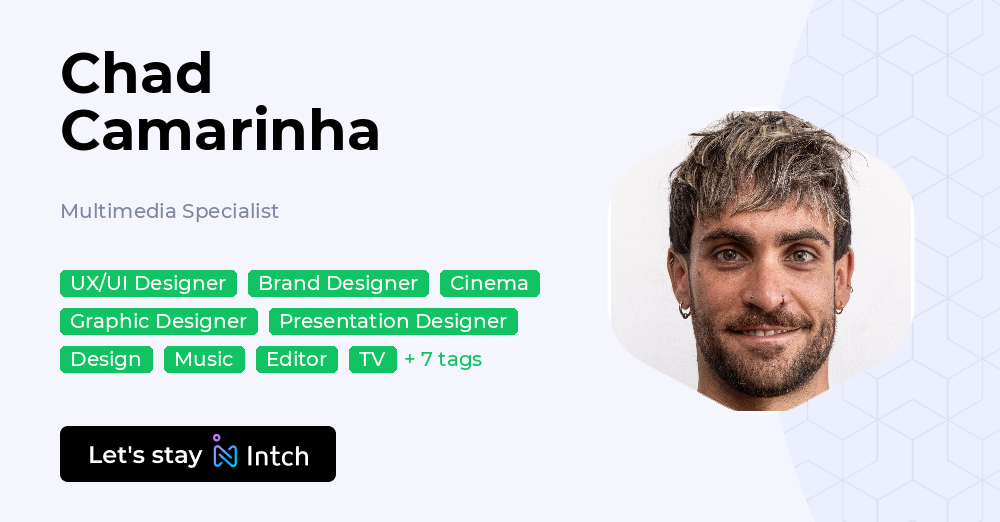 Chad Informatica Chad Camarinha - Multimedia Specialist, | Intch