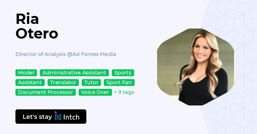 Ria Otero - Director of Analysis, Ad Fontes Media | Intch