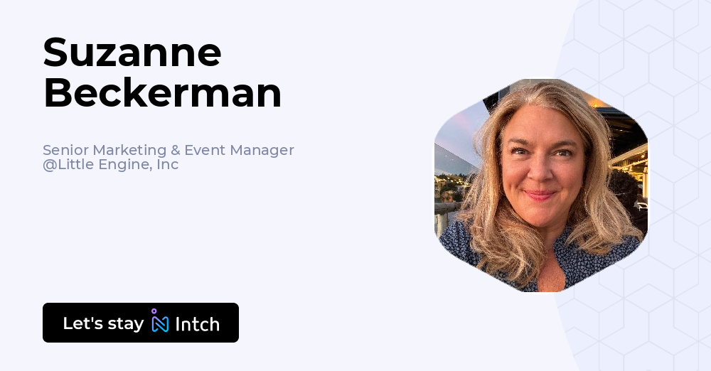 Suzanne Beckerman - Senior Marketing & Event Manager, Little Engine ...