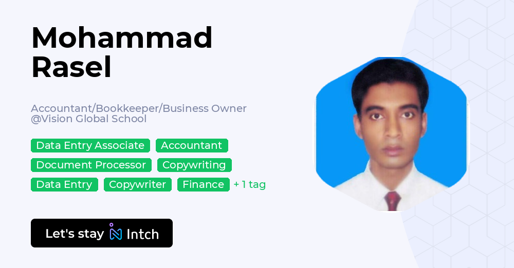 Mohammad Rasel - Accountant/Bookkeeper/Business Owner, Vision Global ...