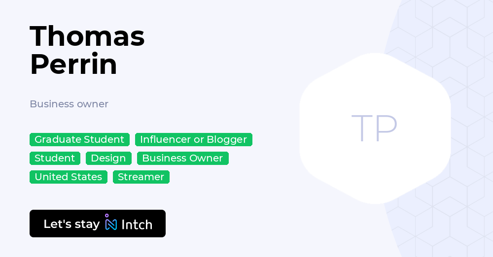 Tom Perrin Thomas Perrin - Business owner, | Intch