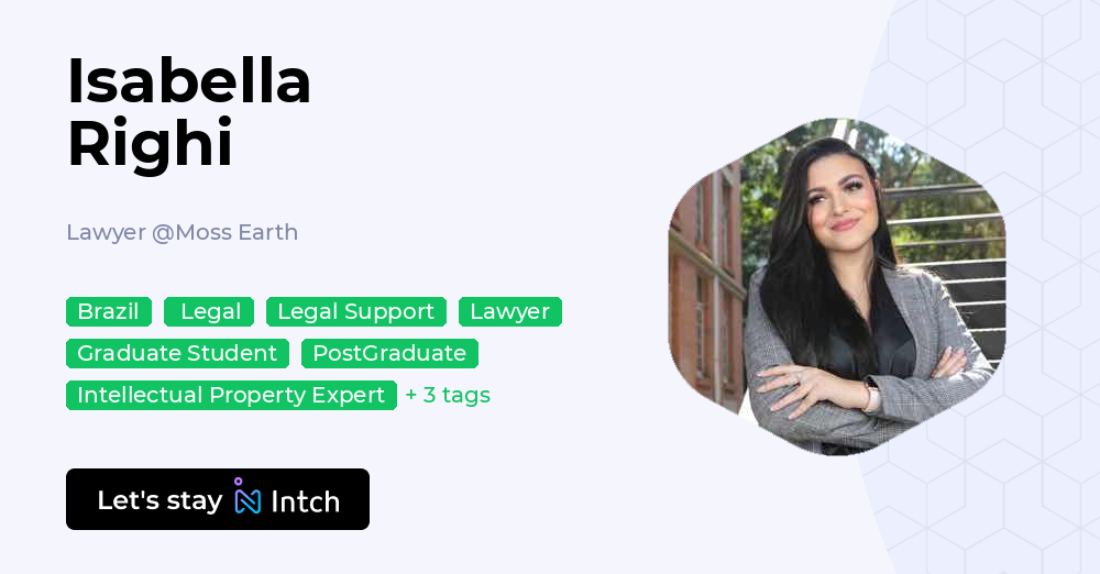 Isabella Righi - Lawyer, Moss Earth | Intch