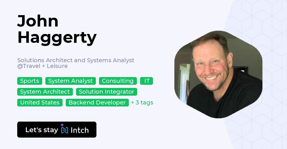 John Haggerty - Solutions Architect and Systems Analyst, Travel ...