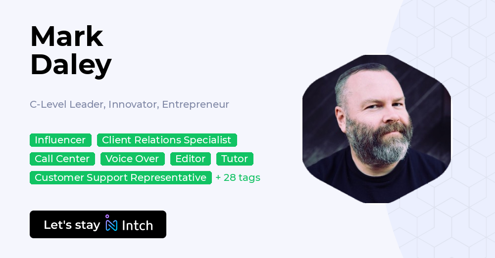 Mark Daley - C-Level Leader, Innovator, Entrepreneur, | Intch