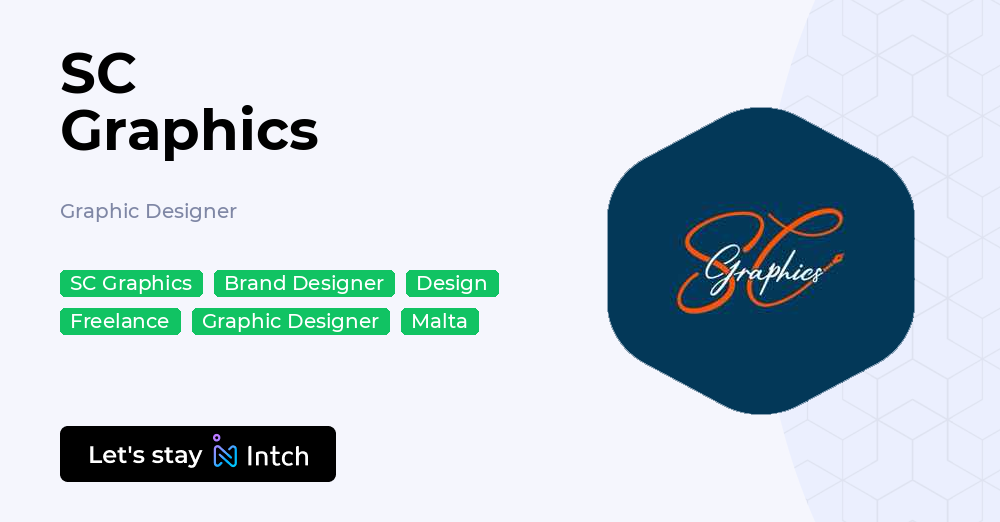 SC Graphics - Graphic Designer, | Intch