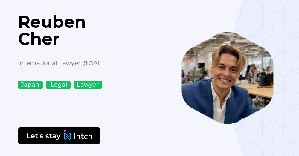 Tim Reuben Attorney Reuben Cher - International Lawyer, OAL | Intch