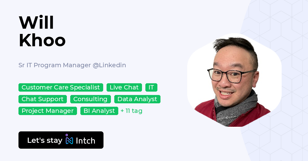 Program Management Picture Linkedin Will Khoo - Sr IT Program Manager, Linkedin | Intch