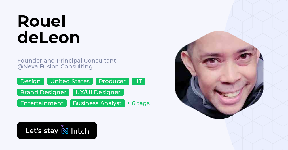Rouel deLeon - Founder and Principal Consultant, Nexa Fusion Consulting ...