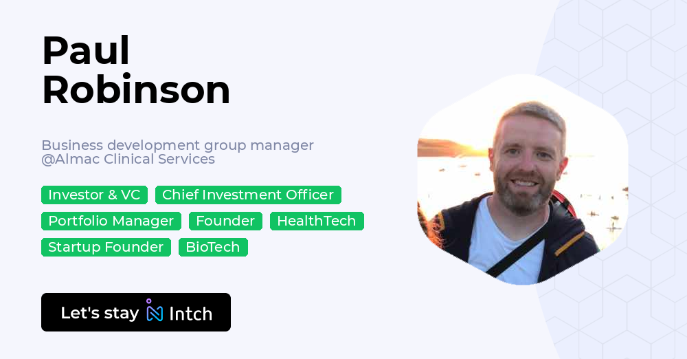 Paul Ribinson Ust Paul Robinson - Business development group manager, Almac Clinical ...