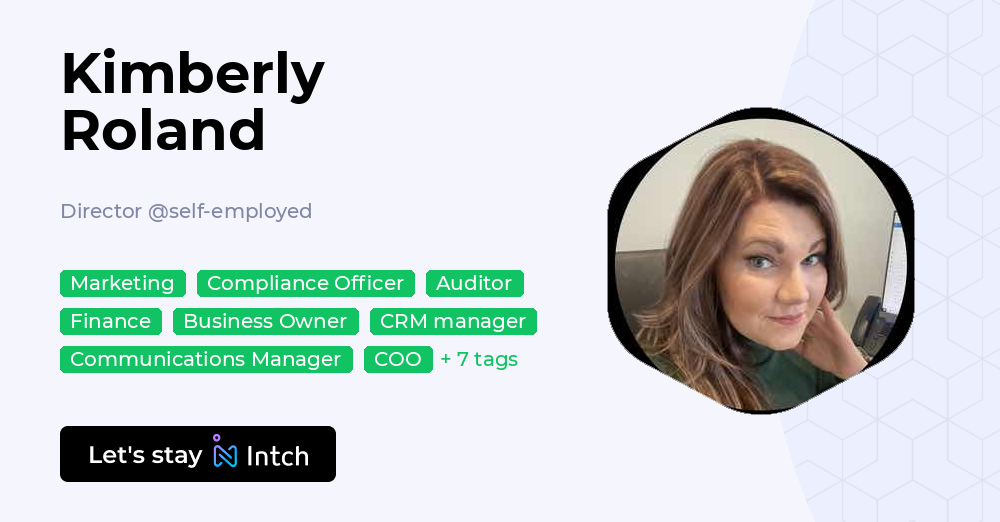 Kimberly Roland - Director, self-employed | Intch