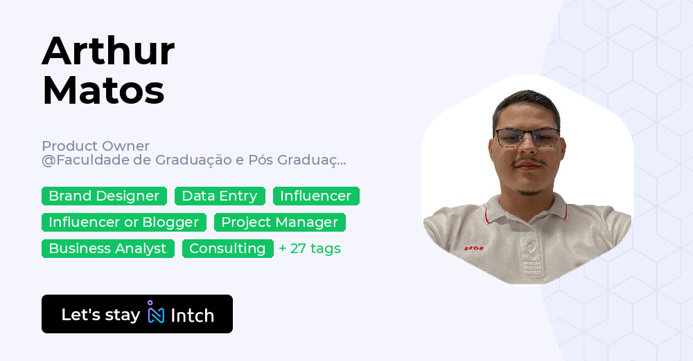 Arthur Matos - Product Owner, Faculdade de Graduação e Pós Graduação ...