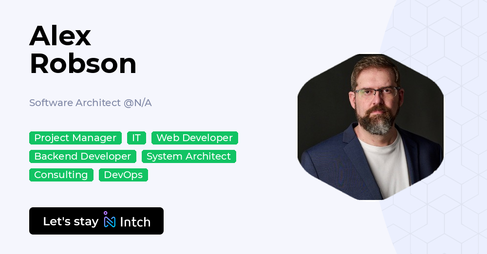 Alex Robson - Software Architect, N/A | Intch