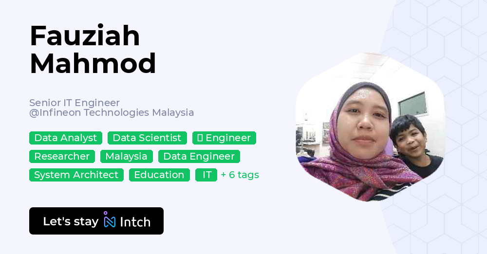 Fauziah Mahmod - Senior IT Engineer, Infineon Technologies Malaysia | Intch