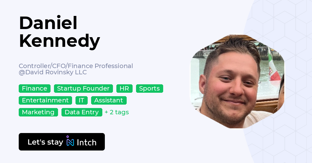 David Rovinsky Daniel Kennedy - Controller/CFO/Finance Professional, David Rovinsky ...