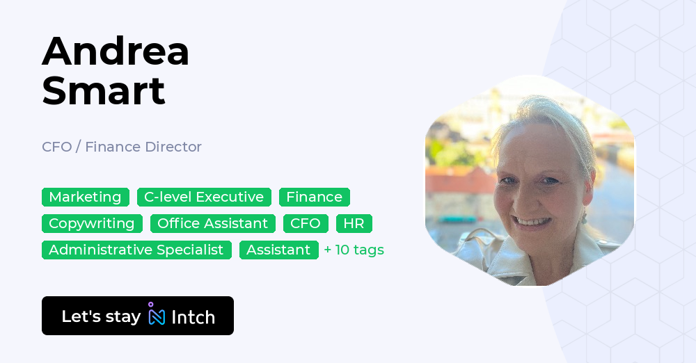 Andrea Smart - CFO / Finance Director, | Intch