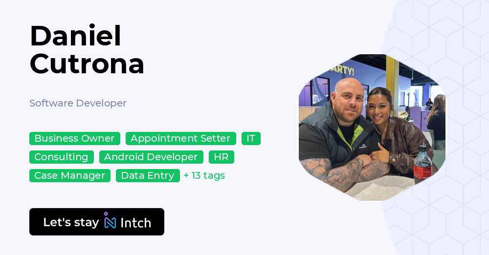 Daniel Cutrona - Software Developer, | Intch