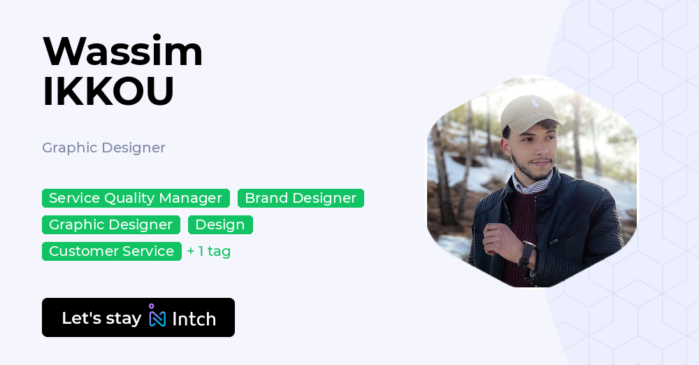 Wassim IKKOU - Graphic Designer, | Intch