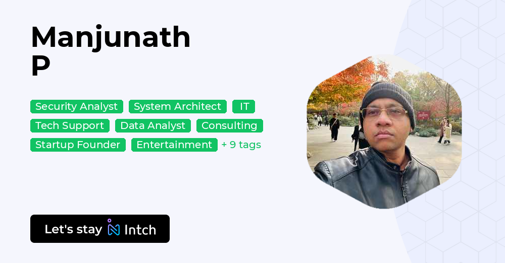 Manjunath P - | Intch