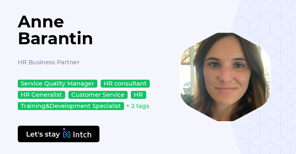 Anne Barantin - HR Business Partner | Intch