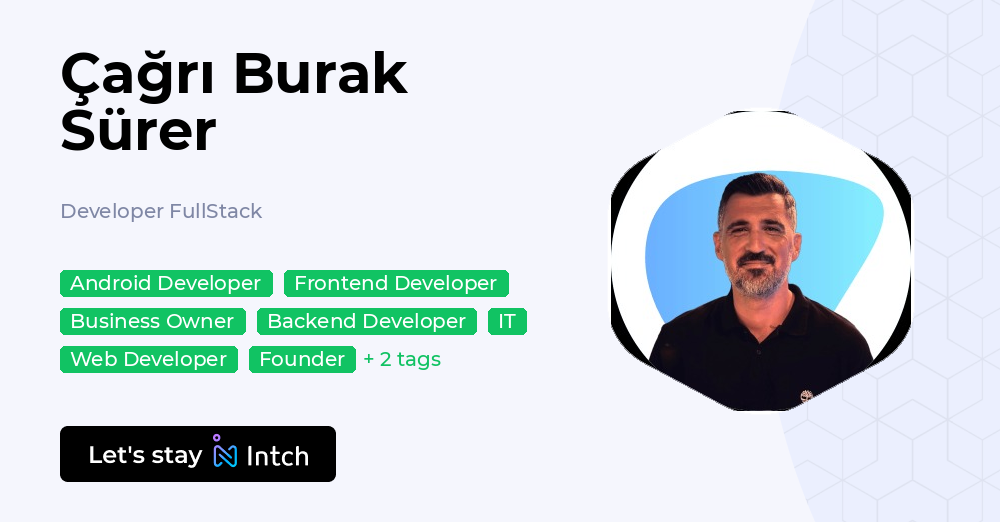 Çağrı Burak Sürer - Developer FullStack, | Intch
