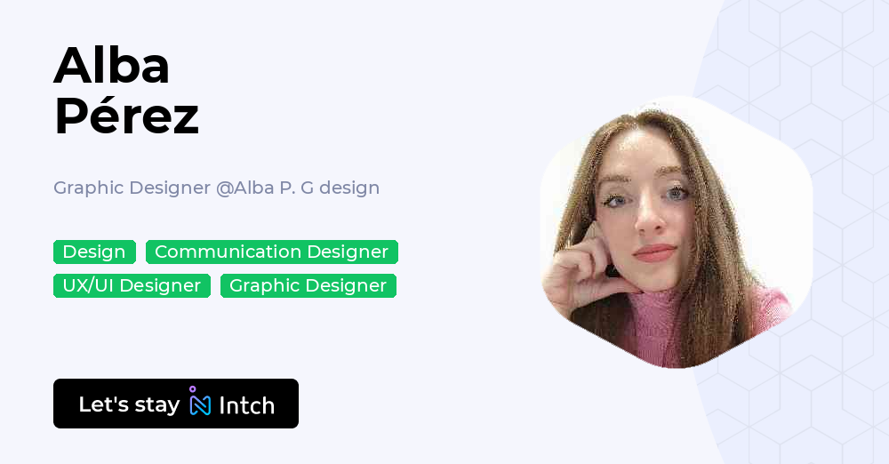 Alba Level Designer Alba Pérez - Graphic Designer, Alba P. G design | Intch