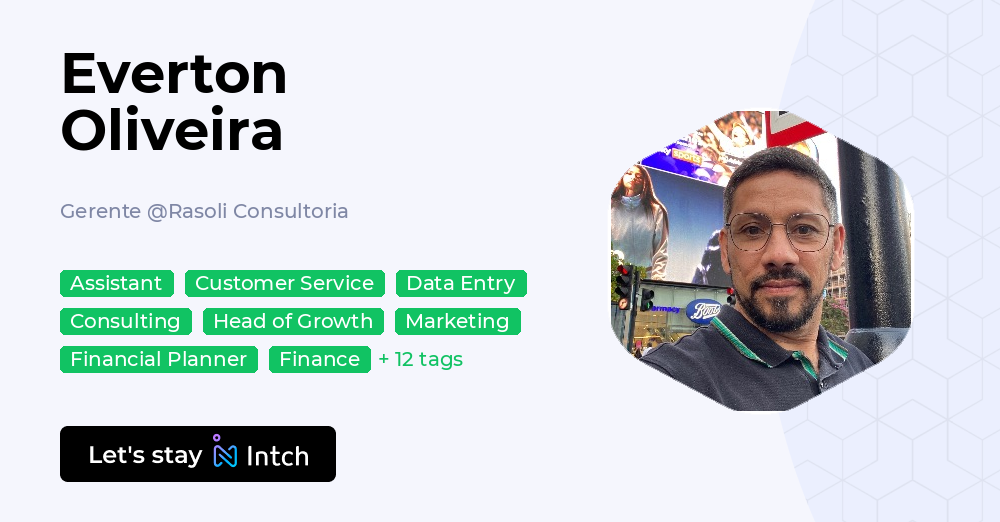 Everton Oliveira - Gerente, Rasoli Consultoria | Intch