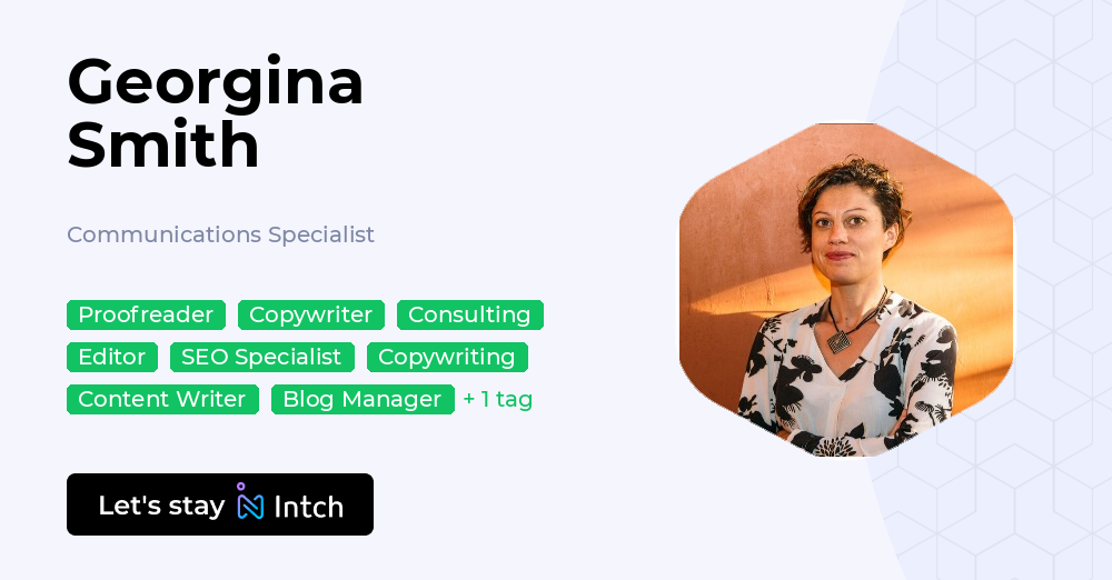 Georgina Smith - Communications Specialist, | Intch