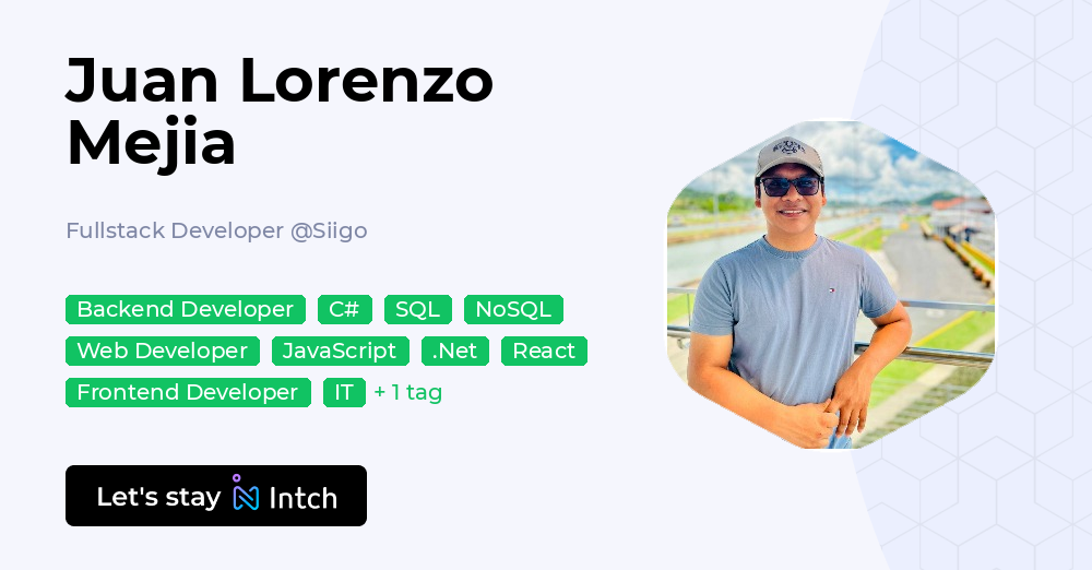 Juan Lorenzo Mejia - Fullstack Developer, Siigo | Intch