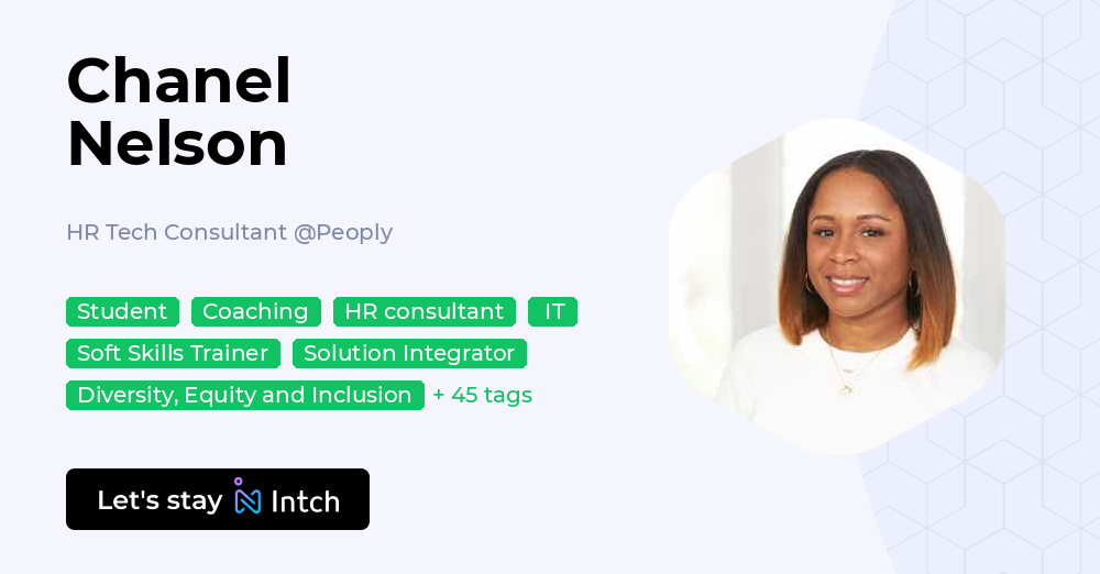 Chanel Nelson - HR Tech Consultant, Peoply | Intch