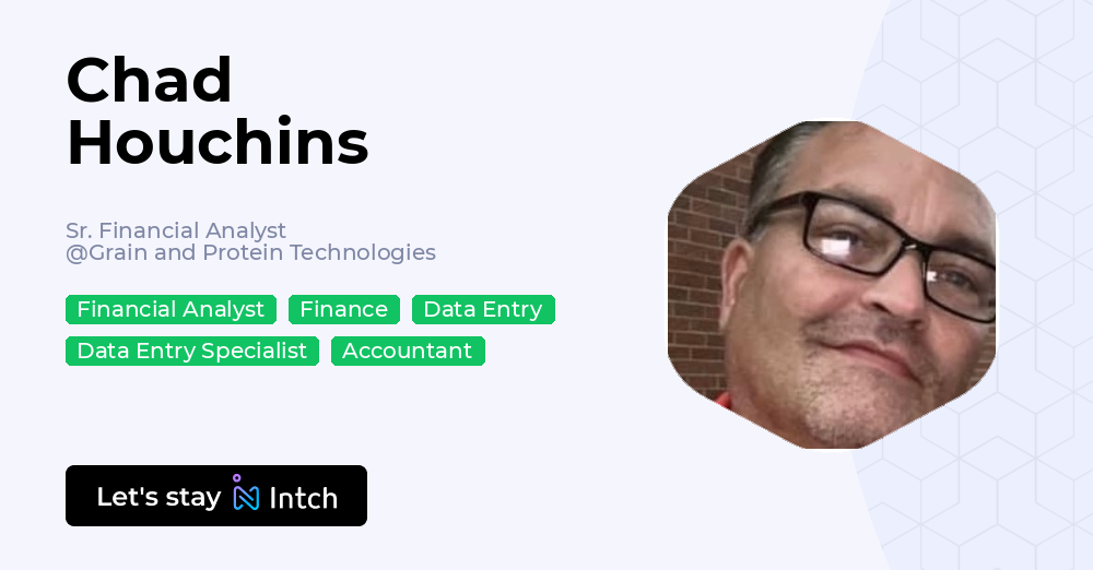 Chad Houchins - Sr. Financial Analyst, Grain and Protein Technologies ...
