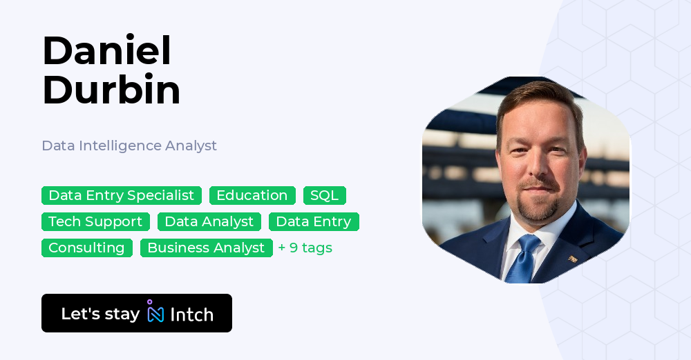 Daniel Durbin - Data Intelligence Analyst | Intch
