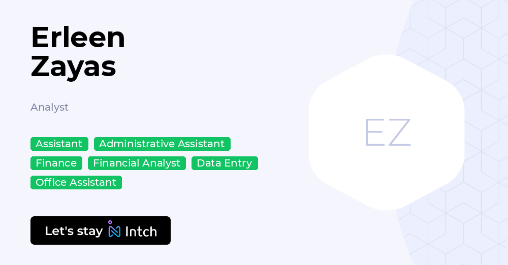 Erleen Zayas - Analyst, | Intch