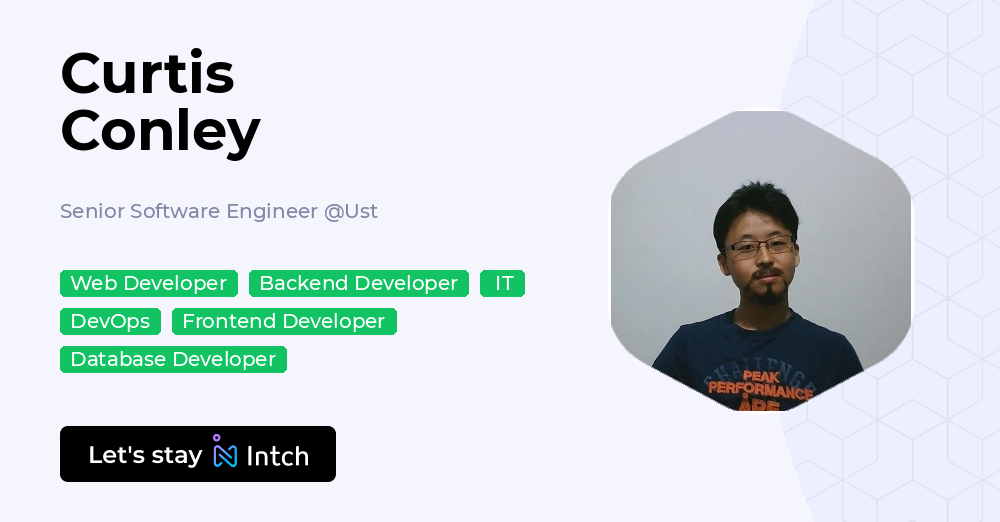 Curtis Conley - Senior Software Engineer, Ust | Intch