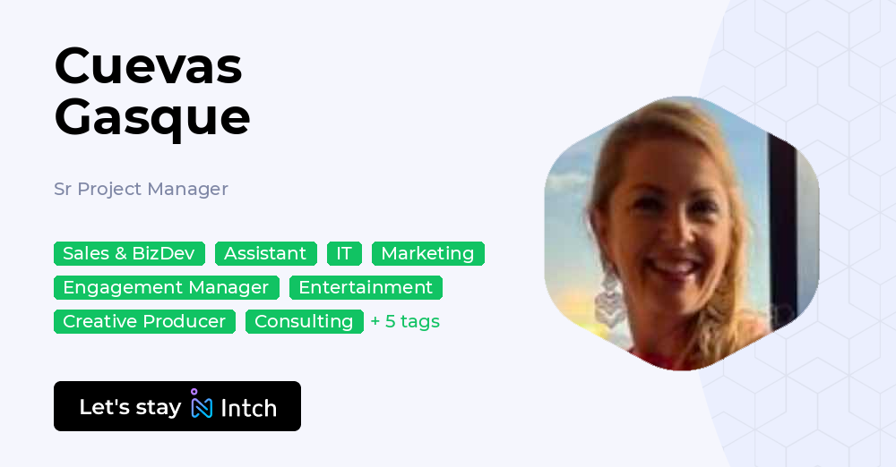 Gasque Cuevas Gasque - Sr Project Manager, | Intch
