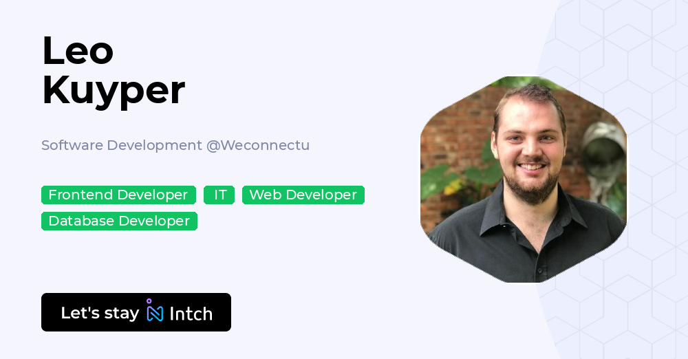 Leo Kuyper - Software Development, Weconnectu | Intch