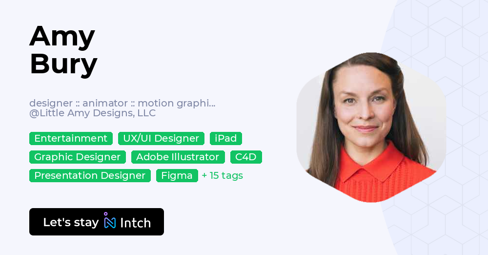 Amy Bury - designer :: animator :: motion graphics artist, Little Amy ...