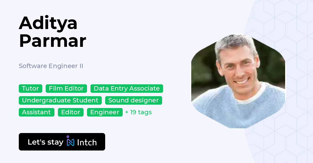 Aditya Parmar - Software Engineer II, | Intch