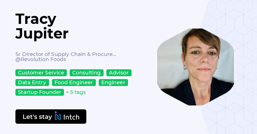 Tracy Jupiter - Sr Director of Supply Chain & Procurement, Revolution ...