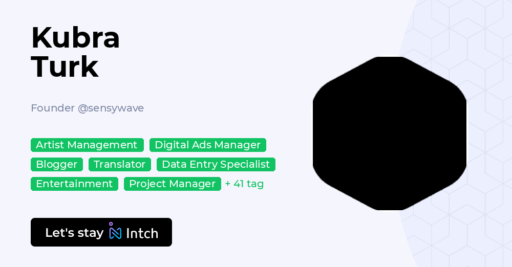 Kubra Rencber Kubra Turk - Founder, sensywave | Intch