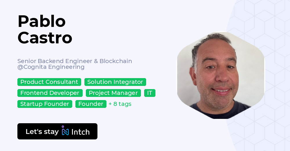Pablo Castro - Senior Backend Engineer & Blockchain, Cognita ...