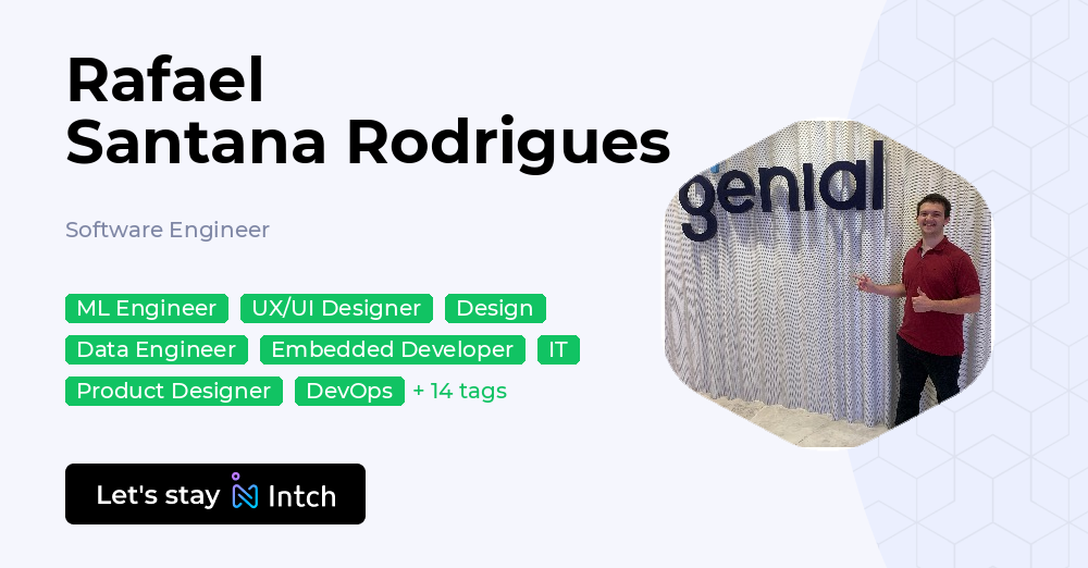 Rafael Santana Rodrigues - Software Engineer, | Intch