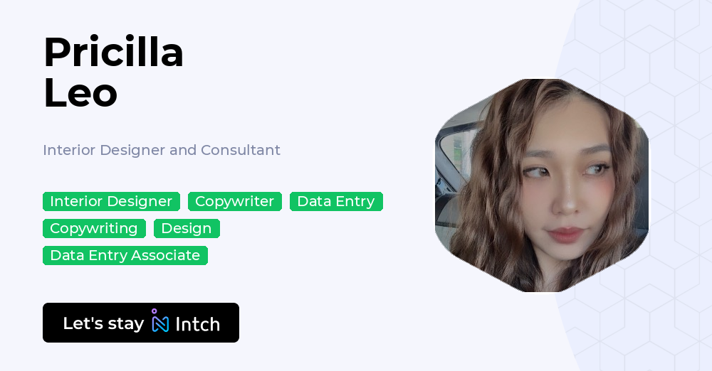 Pricilla Leo - Interior Designer and Consultant, | Intch