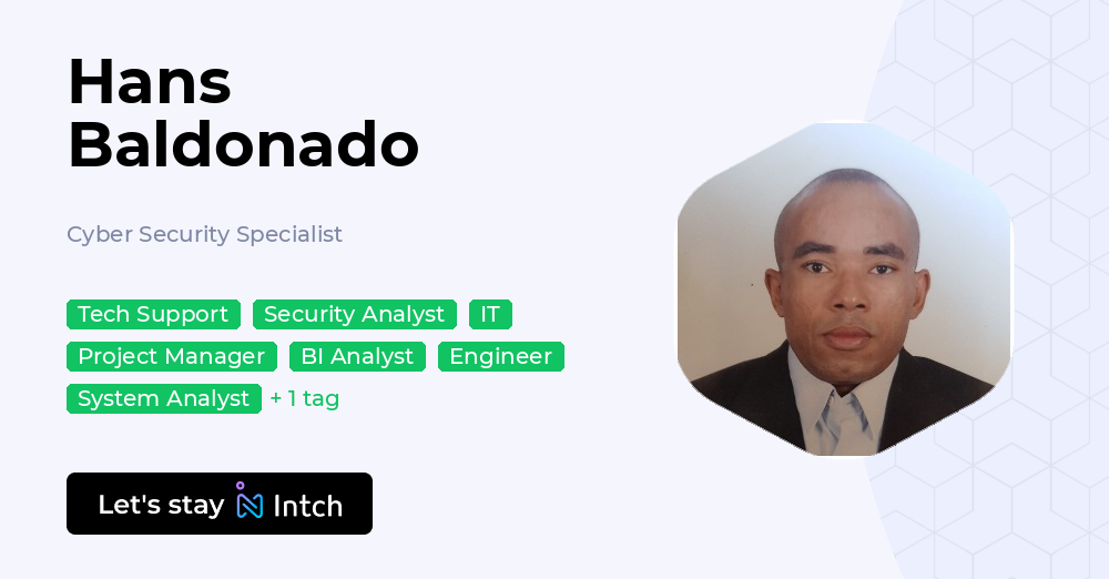 Hans Baldonado - Cyber Security Specialist, | Intch